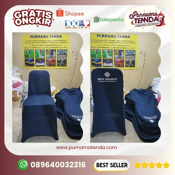 sarung kursi futura ketat plus sablon